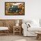Stupell Industries Autumnal Farmland Collie Dog Floating Frame, design by Tom Crehan